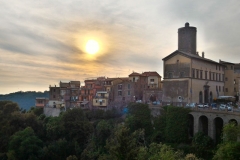 Nemi - Veduta del borgo.