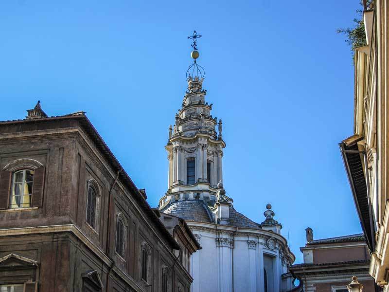 S. Ivo alla Sapienza; particolare della cupola.