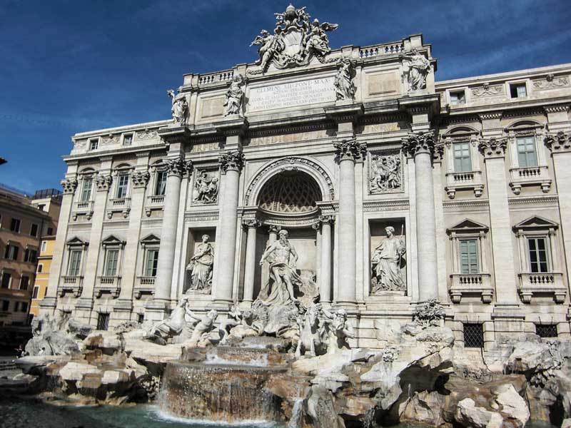 Fontana di Trevi.