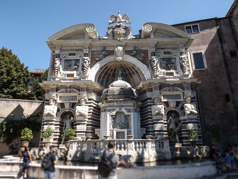 Tivoli - Villa d\'Este; la Fontana dell\'Organo.